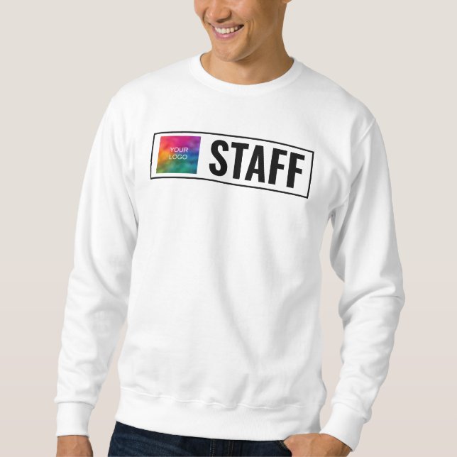 Benutzerdefinierte doppelseitige Druckvorlage Männ Sweatshirt (Vorderseite)