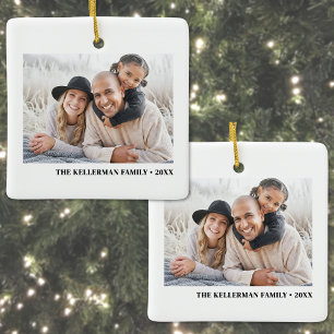 Benutzerdefinierte doppelseitige Familie mit zwei Keramikornament