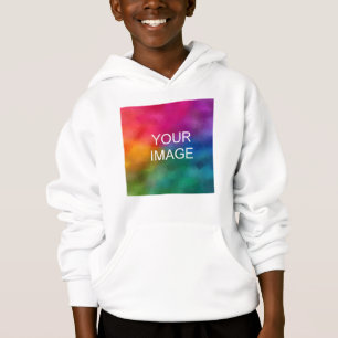 Benutzerdefinierte doppelseitige Felder mit weißer Hoodie