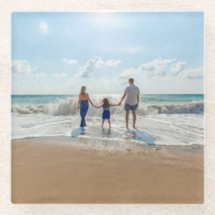 Benutzerdefinierte doppelseitige Personalisierte Glasuntersetzer