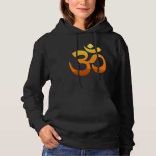 Benutzerdefinierte doppelseitige Yoga Om Symbol Go Hoodie