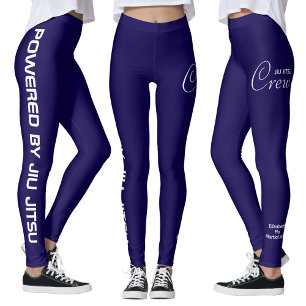 Benutzerdefinierte Druck Jiu Jitsu Crew Blaue Spat Leggings