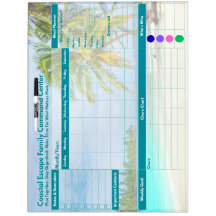 Benutzerdefinierte Dry-Erase-Familien-Kommandocent