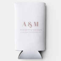 Benutzerdefinierte Dusty-Rose Text White Wedding