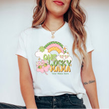 Benutzerdefinierte Eine Glückliche Mama Retro Groo