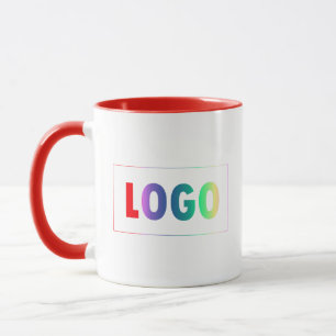 Benutzerdefinierte einfache Geschäftslogo-Vorlage Tasse