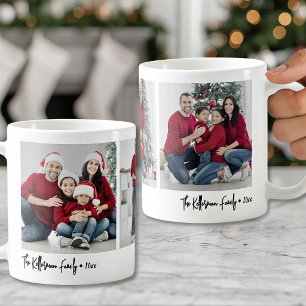Benutzerdefinierte einfache Schriftfamilie 3 Foto- Kaffeetasse