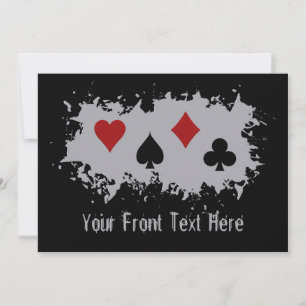 benutzerdefinierte Einladung zum Kartenausschlag