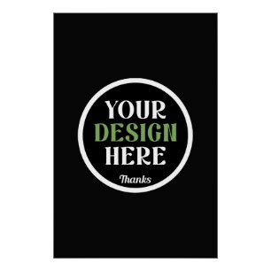 benutzerdefinierte, einzigartige, elegante und min poster