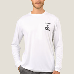 Benutzerdefinierte Eishockey-Hochschulmannschaft-T Tri-Blend Shirt