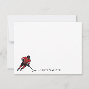 Benutzerdefinierte Eishockey-Notizkarte Mitteilungskarte