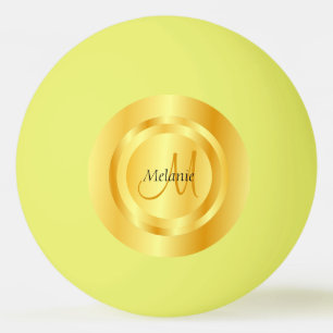 Benutzerdefinierte elegante Imitat Gold Moderne Mo Tischtennisball