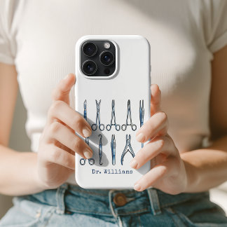 Benutzerdefinierte elegante MD DO PhD Doktor-Absch iPhone 15 Pro Hülle