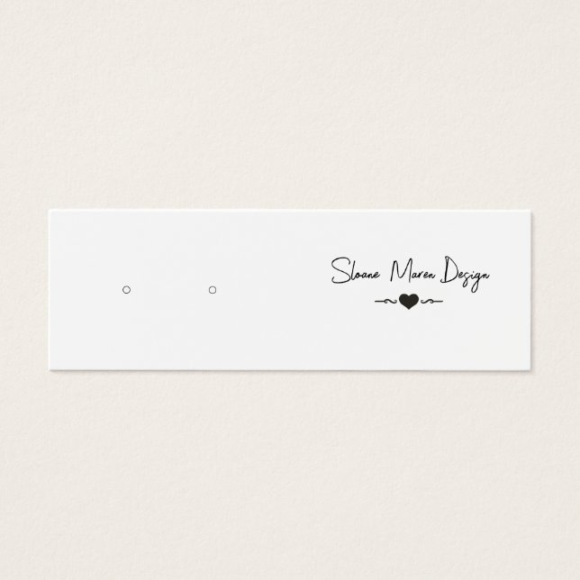 Benutzerdefinierte elegante Mini-Postversandkarte (Vorderseite)