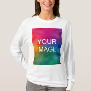 Benutzerdefinierte elegante moderne Vorlage Damen  T-Shirt