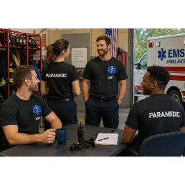 Benutzerdefinierte EMT / Paramedic First Responder T-Shirt