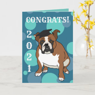 Benutzerdefinierte englische Bulldog-Karte Karte