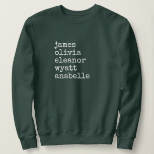 Benutzerdefinierte Enkel-Namen Oma-Geschenk Sweatshirt
