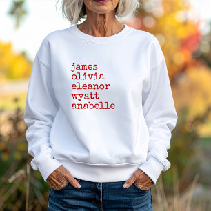 Benutzerdefinierte Enkel-Namen Oma-Geschenk Sweatshirt