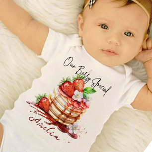 Benutzerdefinierte Erdbeerpunze - Eine Beere beson Baby Strampler