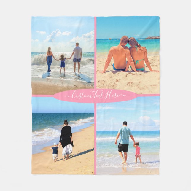 Benutzerdefinierte Erinnerungen für Fotomaterial F Fleecedecke (Vorderseite)