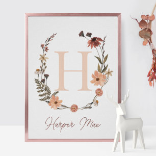 Benutzerdefinierte Erstdruckmaschine für Blumen    Poster