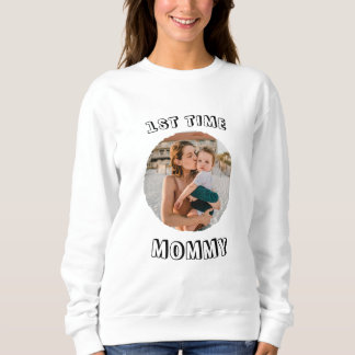 Benutzerdefinierte Erstmalige 1. Mutter Muttertags Sweatshirt