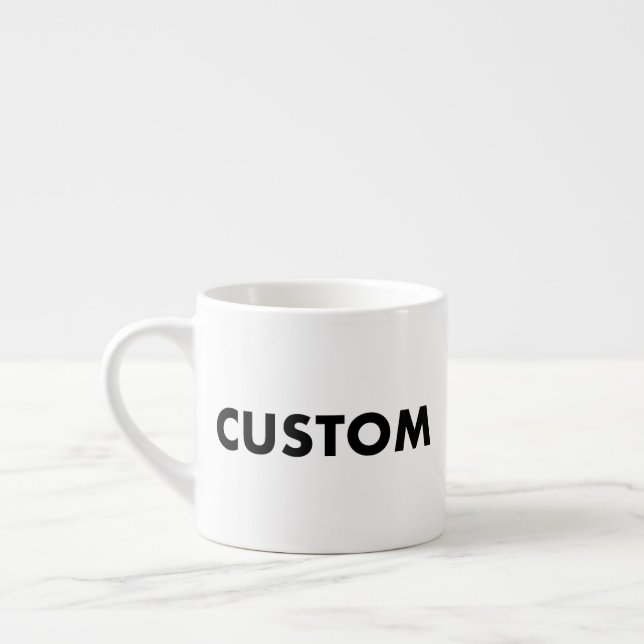 Benutzerdefinierte Espresso-Tasse Leere Vorlage Espressotasse (Links)