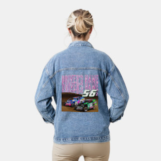 Benutzerdefinierte Fahrer-Foto-Denim-Jacke Jeansjacke