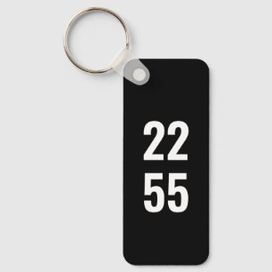 Benutzerdefinierte Fahrzeugnummernschild-Schlüssel Schlüsselanhänger