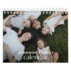 Benutzerdefinierte Familienfoto-Collage Kalender