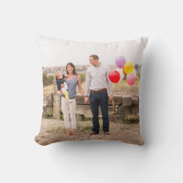 Benutzerdefinierte Familienfoto-Doppelkissen Kissen