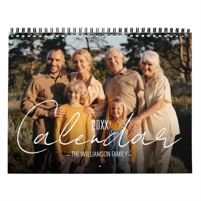 Benutzerdefinierte Familienfotos Kalender (Titelbild)