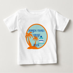 Benutzerdefinierte Familienkreuzfahrt Baby T-shirt