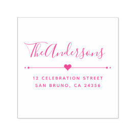 Benutzerdefinierte Familienname Skript und Rücksen Permastempel