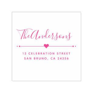 Benutzerdefinierte Familienname Skript und Rücksen Permastempel