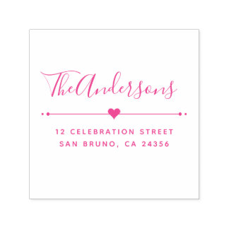 Benutzerdefinierte Familienname Skript und Rücksen Permastempel