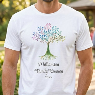 Benutzerdefinierte Familienstammbaum Familienzusam T-Shirt