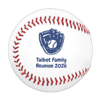 Benutzerdefinierte Familienzusammenkunft Baseball