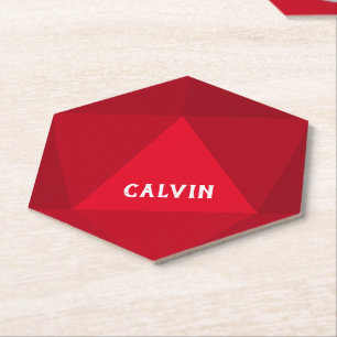 Benutzerdefinierte Farbe D20-Dice mit benutzerdefi Untersetzer