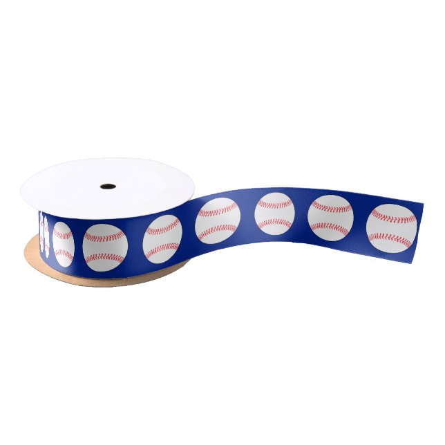 Benutzerdefinierte Farbe des Baseball-Party Satinband (Spule)