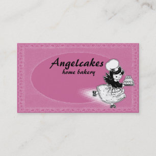 Benutzerdefinierte Farbe Engel Kuchen Bäckerei Bac Visitenkarte