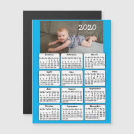 Benutzerdefinierte Farbe Foto zu Mini-Kalender 202 Magneteinladung