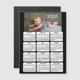 Benutzerdefinierte Farbe Foto zu Mini-Kalender 202 Magneteinladung