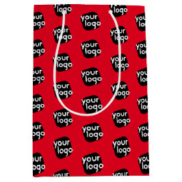 Benutzerdefinierte Farbe Hinzufügen Ihres Logo-Ein Mittlere Geschenktüte