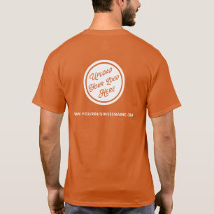 Benutzerdefinierte Farbe mit Logos und Websites Kl T-Shirt