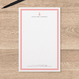 Benutzerdefinierte Farbe Moderner klassischer Anke Briefpapier