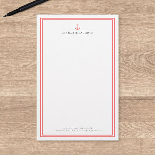 Benutzerdefinierte Farbe Moderner klassischer Anke Briefpapier