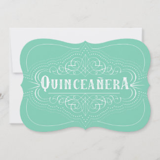 Benutzerdefinierte Farbe Quinceañera Süd Western M Einladung