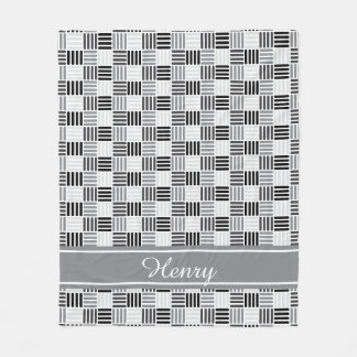 Benutzerdefinierte Farbe und Name Boxiges Crisscro Fleecedecke